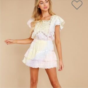 LoveShackFancy Tully Mini in Pink Sz Med 🌸